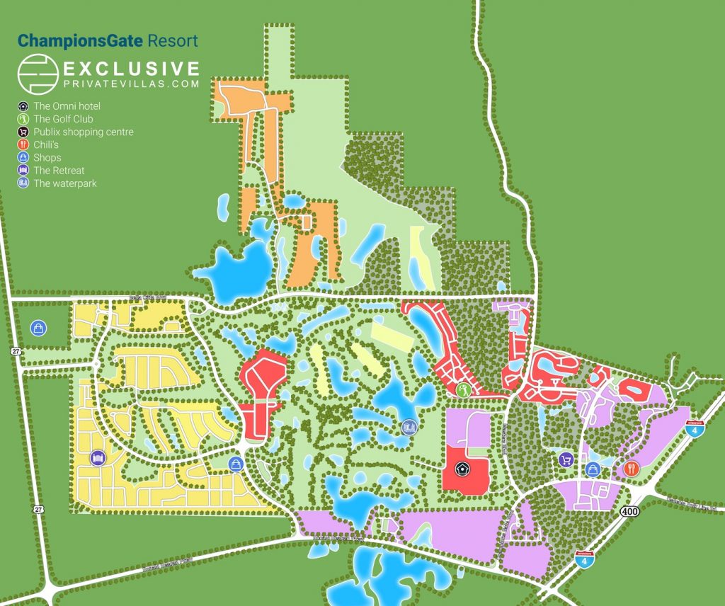 Champions Gate Map