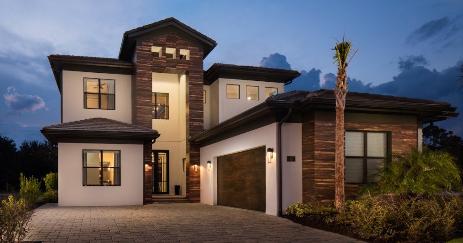 private pool and outdoor space at a luxury Orlando villa