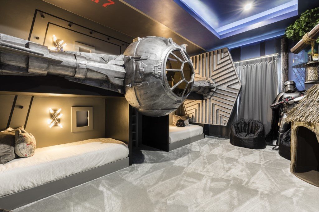 Sci fi movie themed bedroom