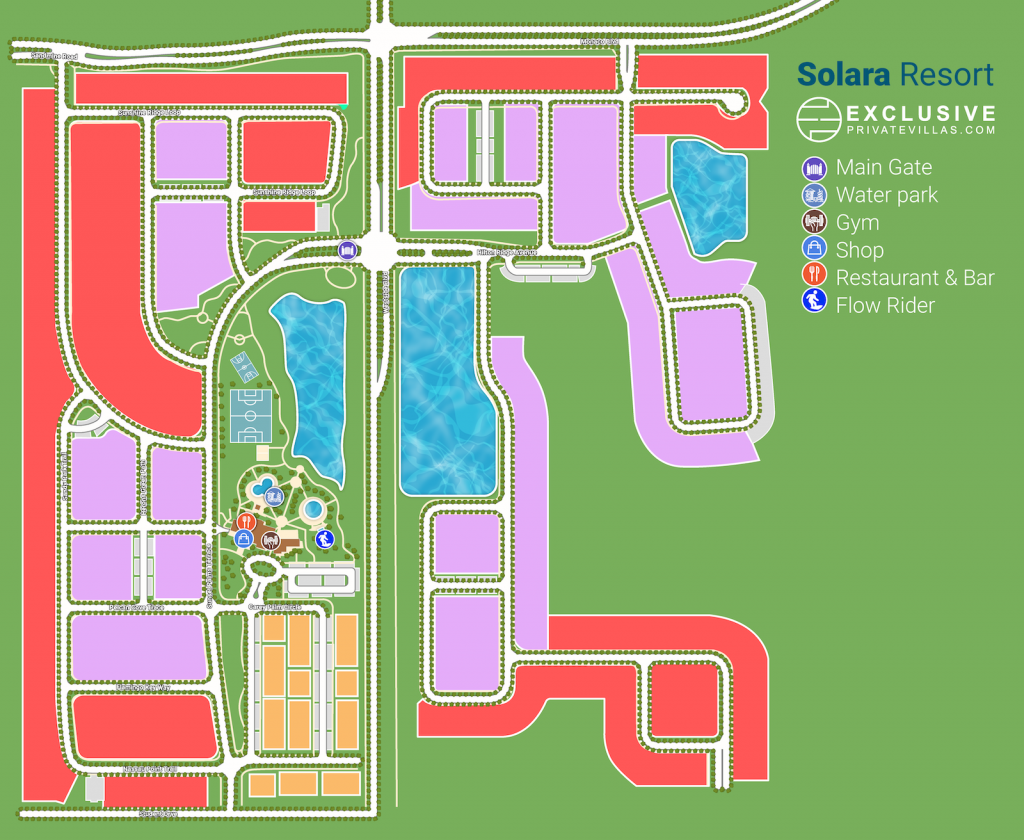 Solara Resort Map