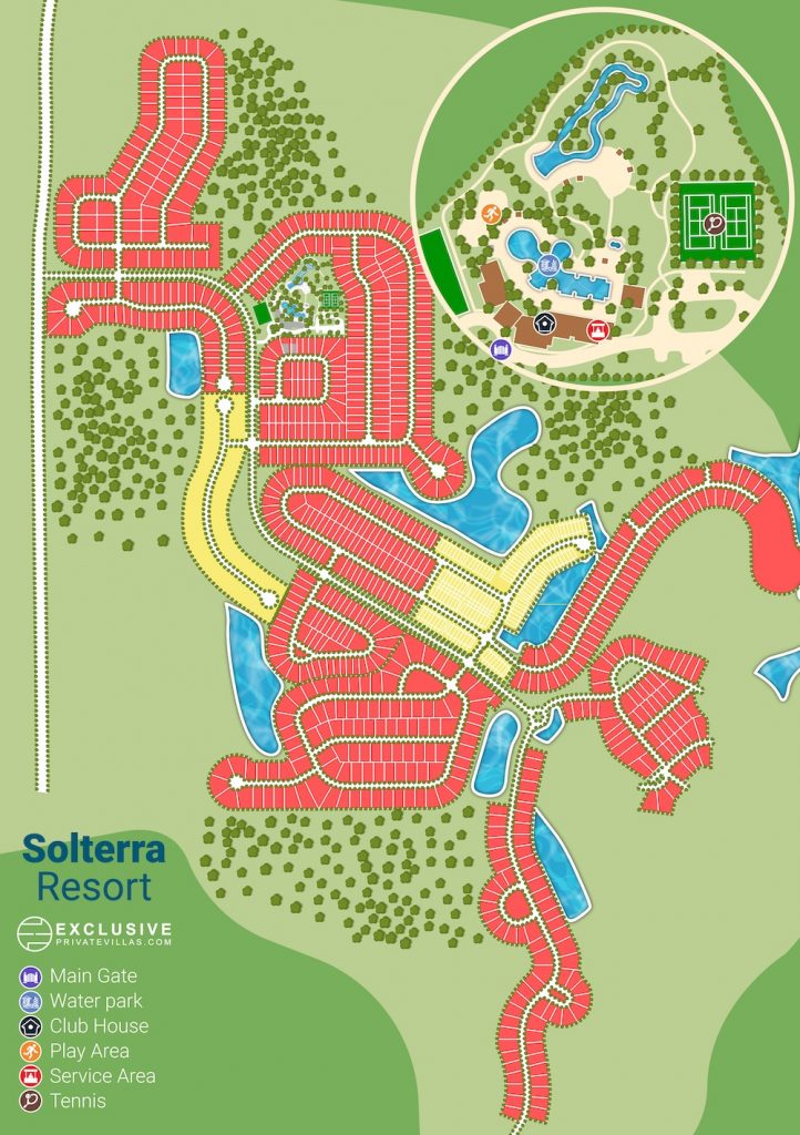 Solterra Resort Map