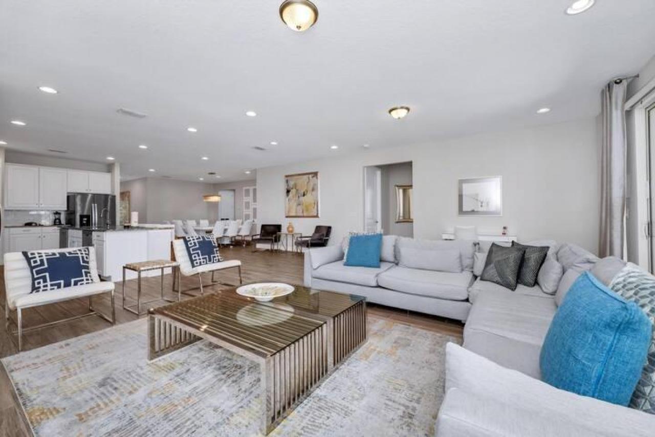 Villas Near SeaWorld Orlando with a private pool and outdoor living