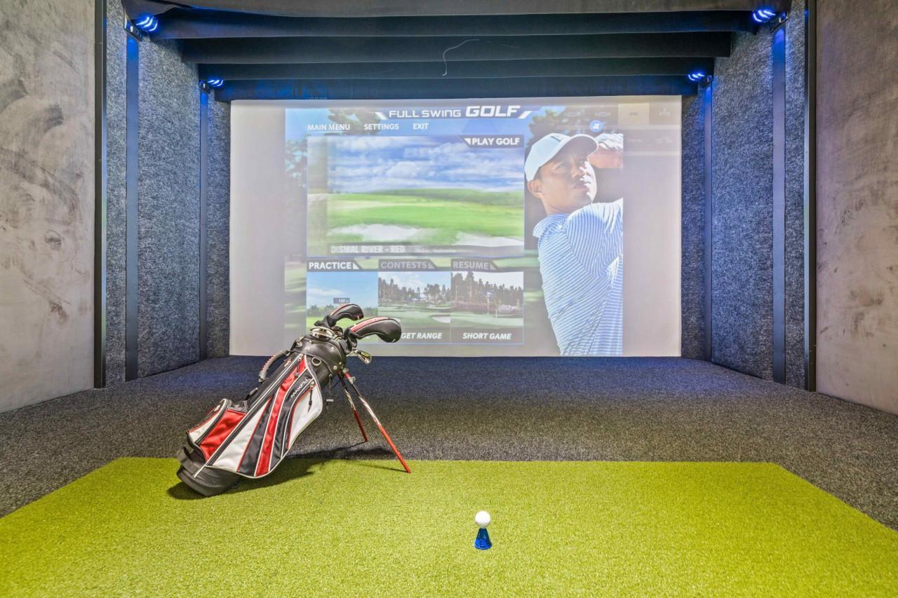 Orlando villas with golf simulators with a specialist villa feature in Orlando