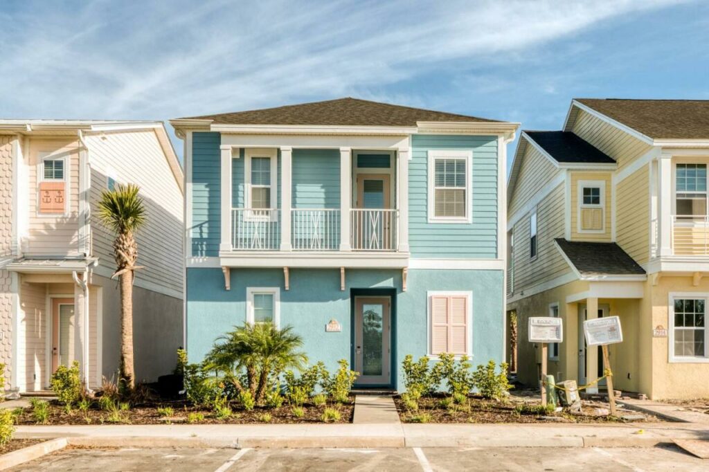 Blue villa at Margaritaville