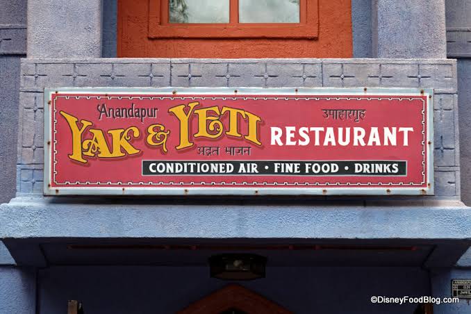 Yak and Yeti Resturant Animal kingdom